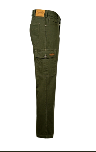 Jagdjeans , Outdoorhose , Jagdhose mit Beintasche , Forsthose " Jörn ", Herren Stretch Jeans